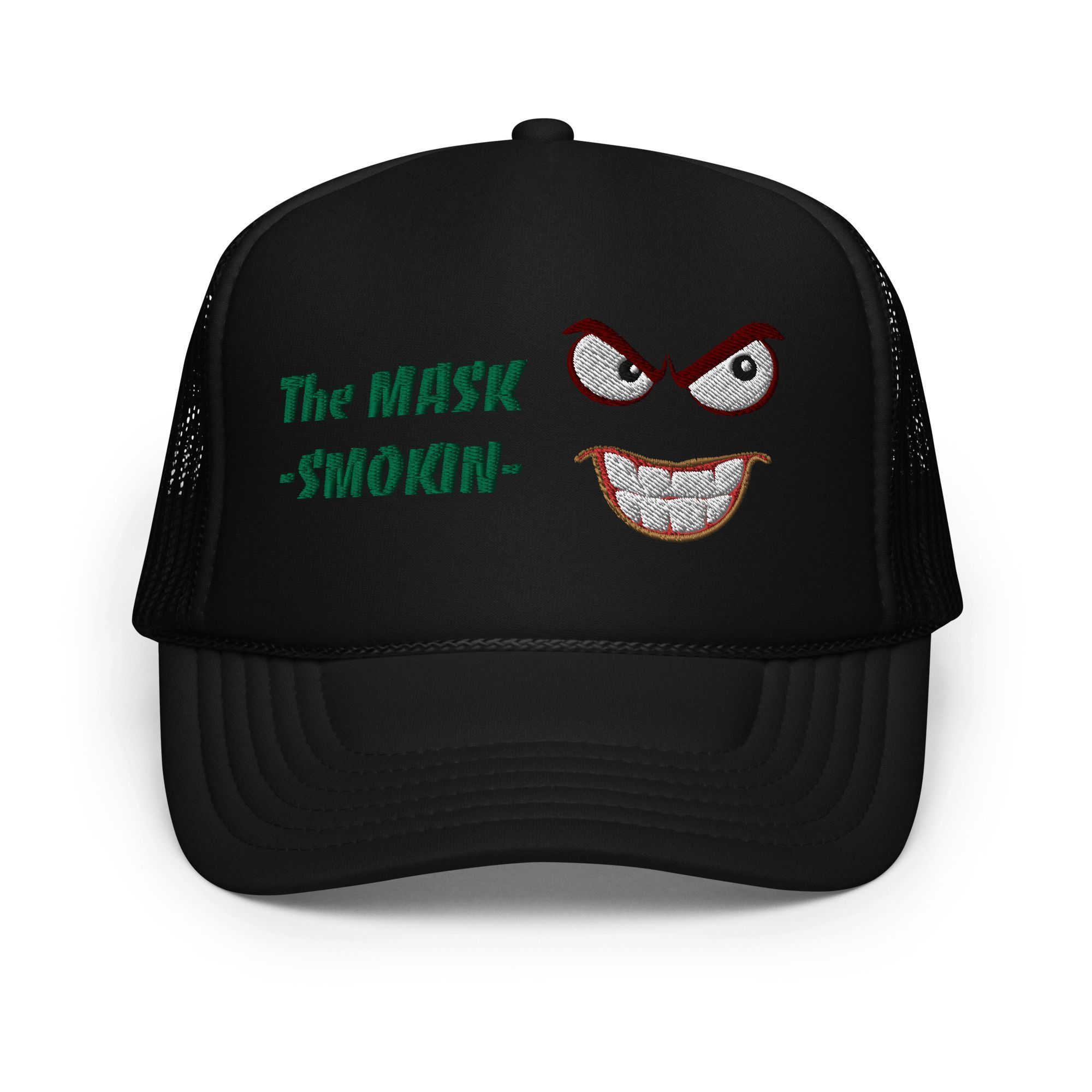 Gorra trucker con frontal de espuma "The mask Smokin" - Imagen 2