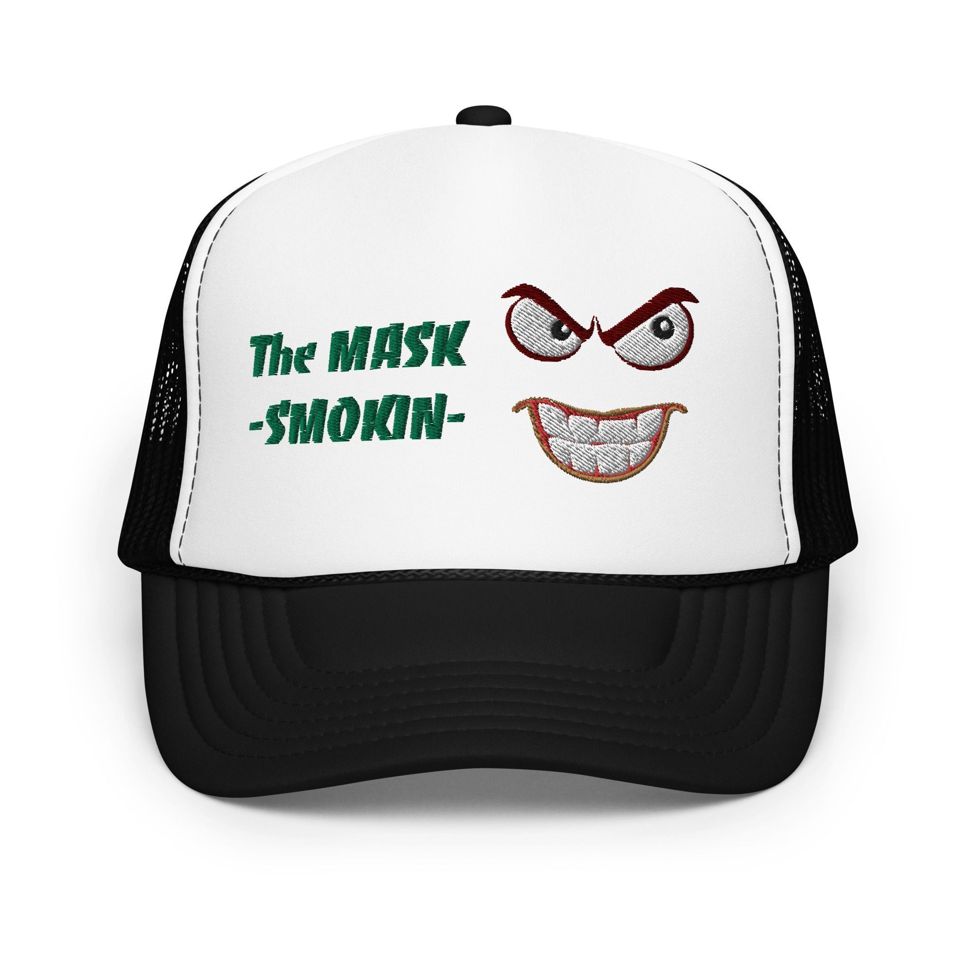 Gorra trucker con frontal de espuma "The mask Smokin" - Imagen 6