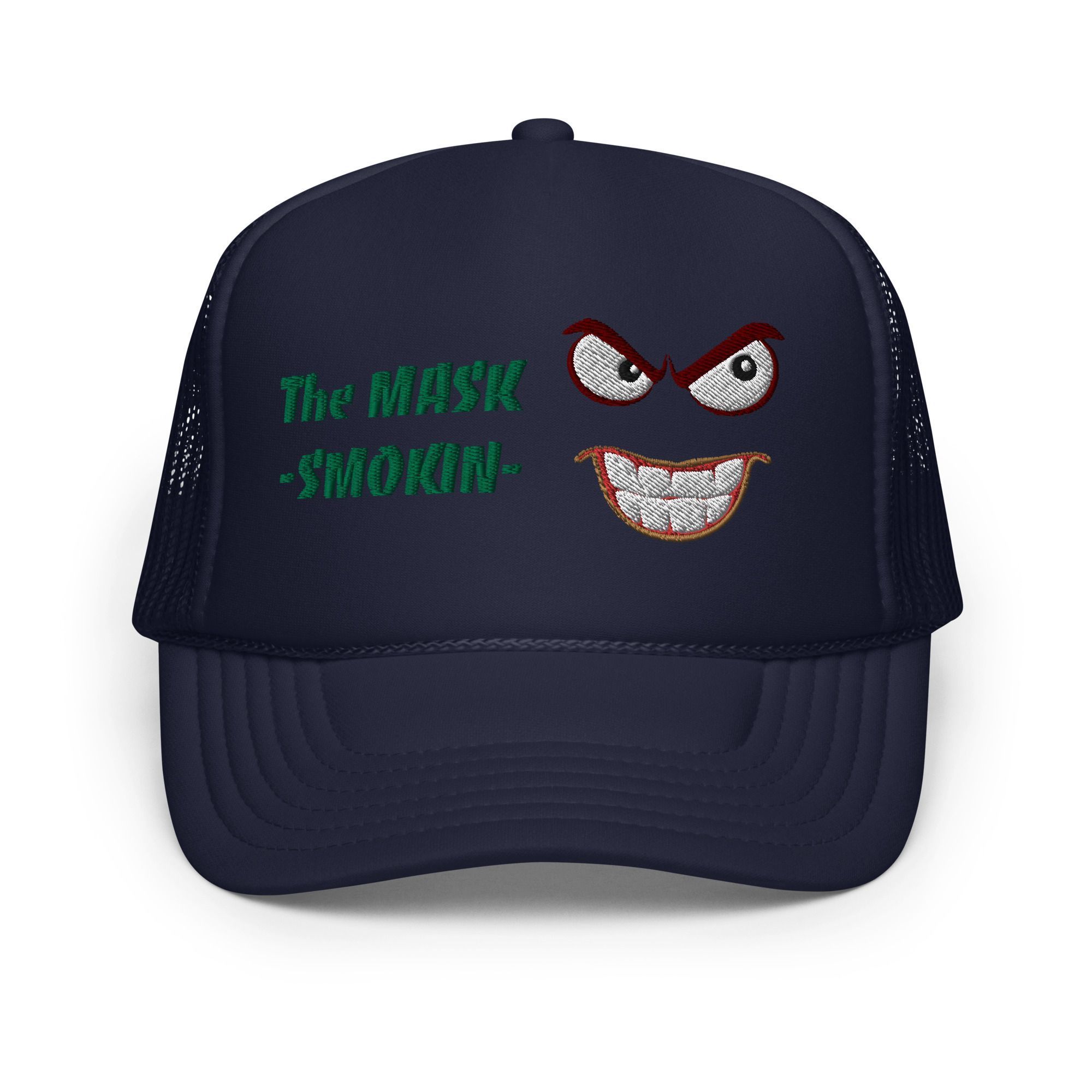 Gorra trucker con frontal de espuma "The mask Smokin" - Imagen 3