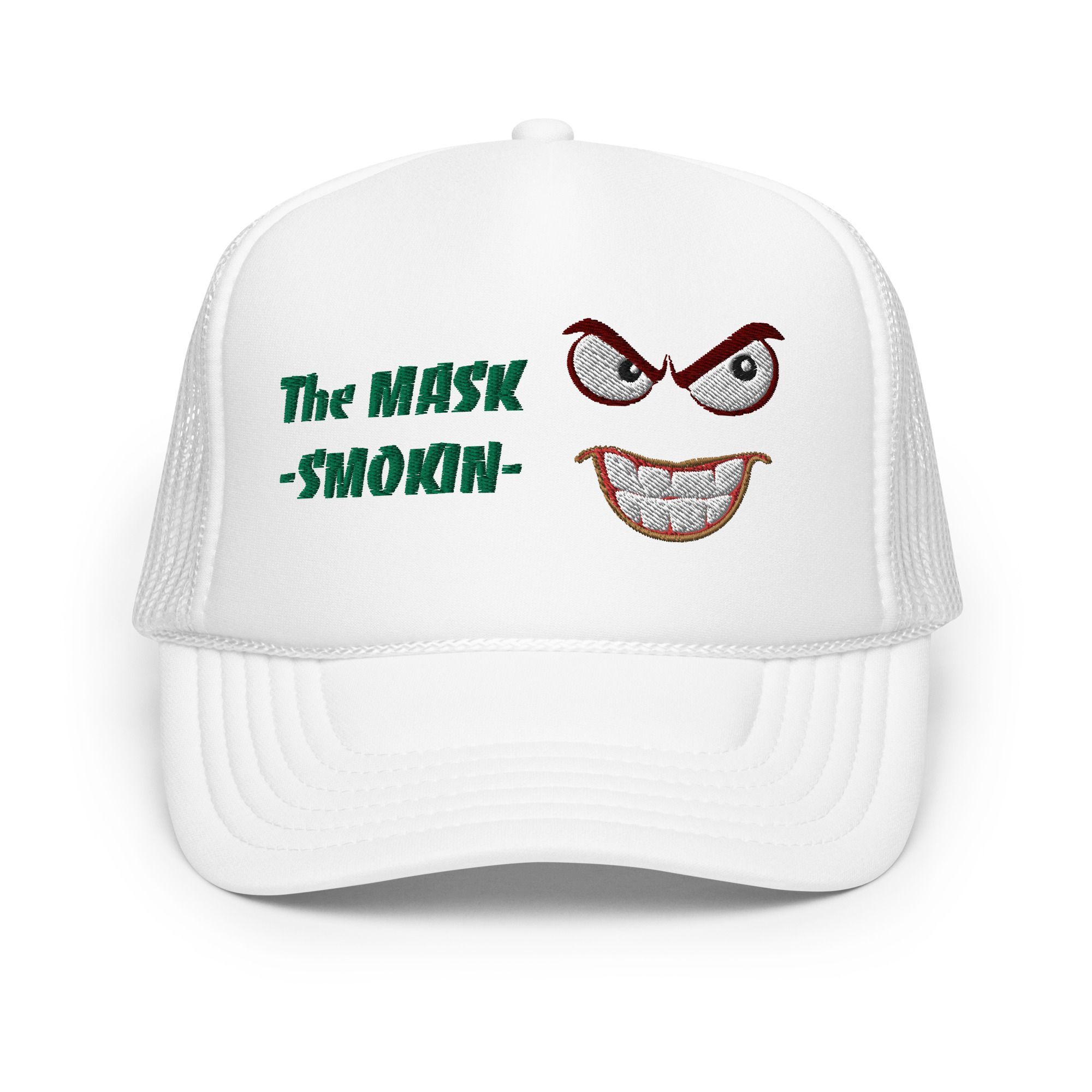 Gorra trucker con frontal de espuma "The mask Smokin" - Imagen 5