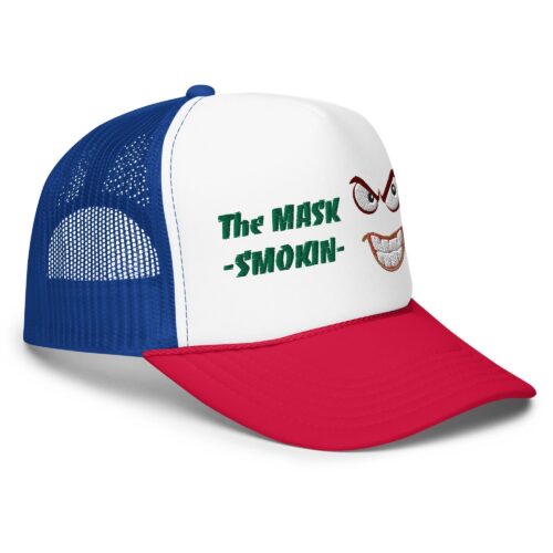 Gorra trucker con frontal de espuma "The mask Smokin"