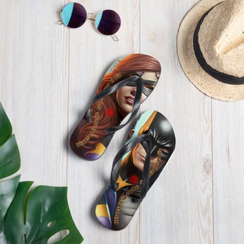 Chanclas personalizadas héroes con diseño de superhéroes
