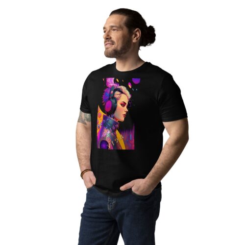 Camiseta de algodón orgánico unisex "Súbele el sonido a la vida"