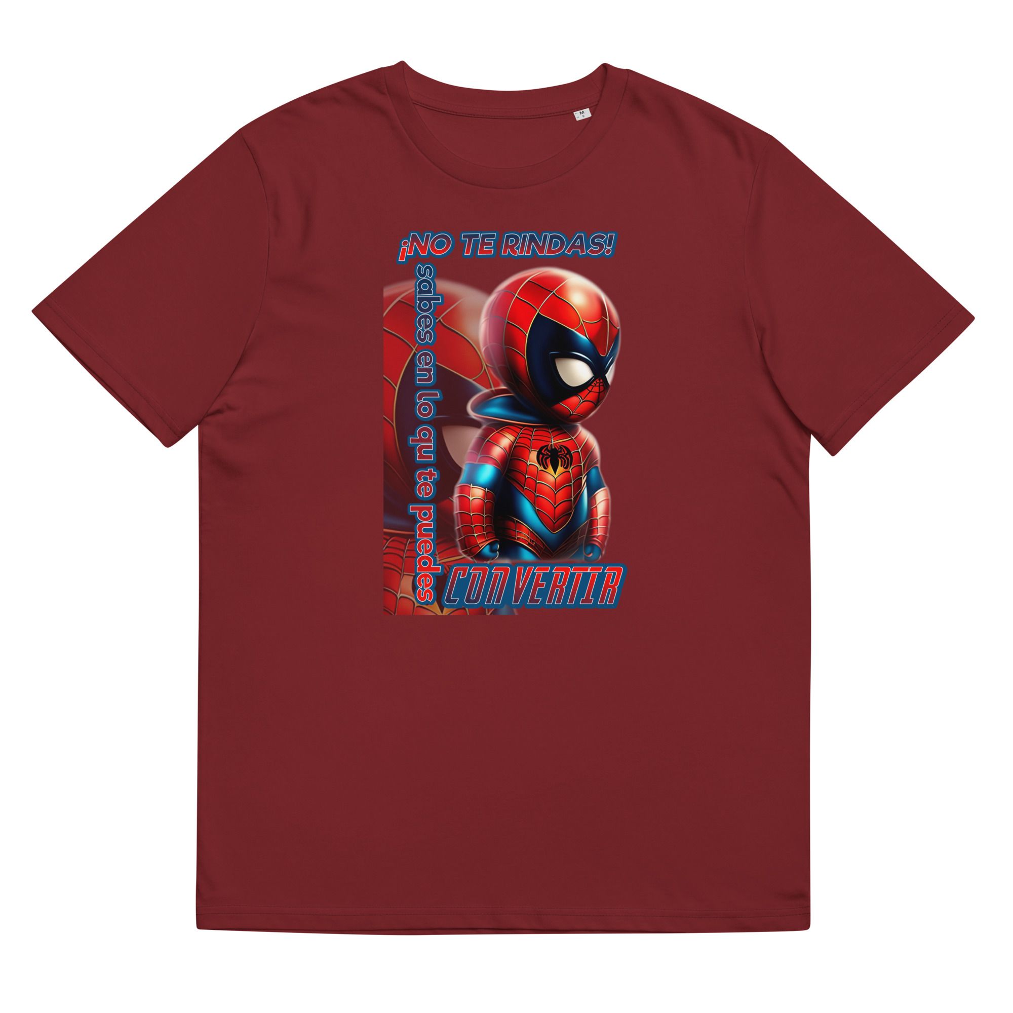 Camiseta de algodón orgánico unisex "No te rindas" - Imagen 5
