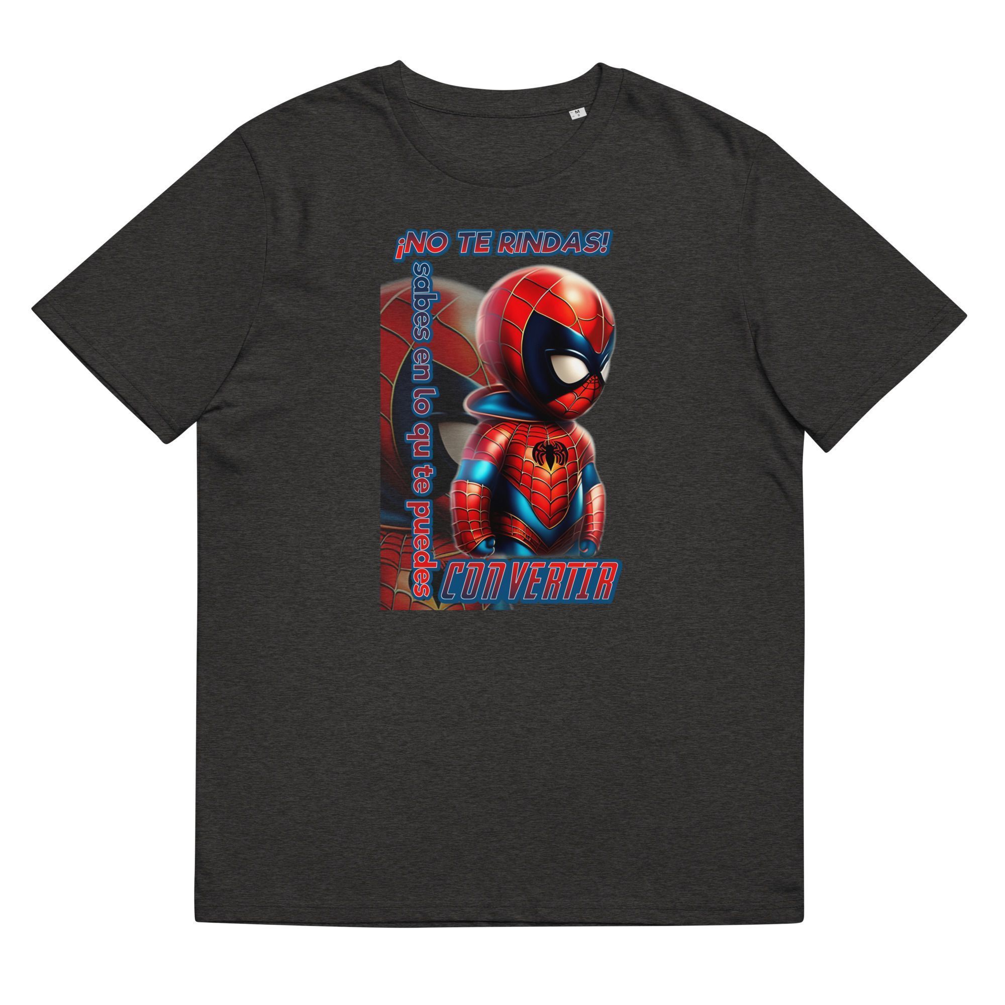Camiseta de algodón orgánico unisex "No te rindas" - Imagen 4