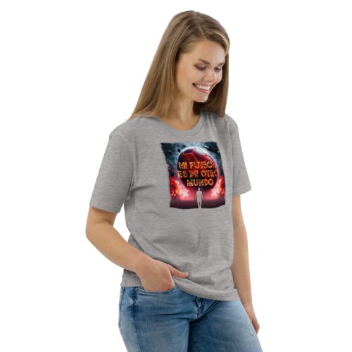 Camiseta de algodón orgánico unisex "Mi futbol"