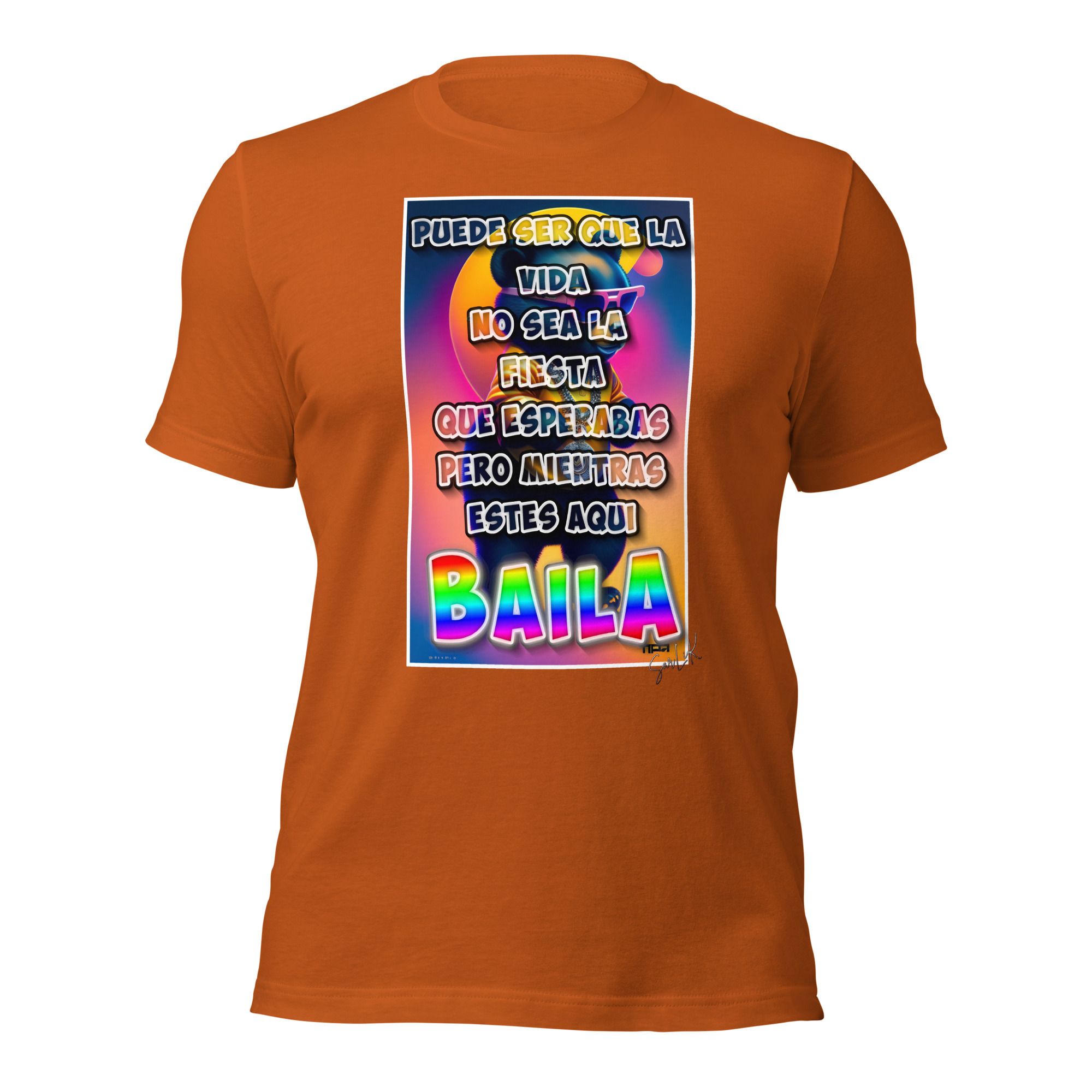 Camiseta unisex 100% algodón "Solo Baila" - Imagen 7