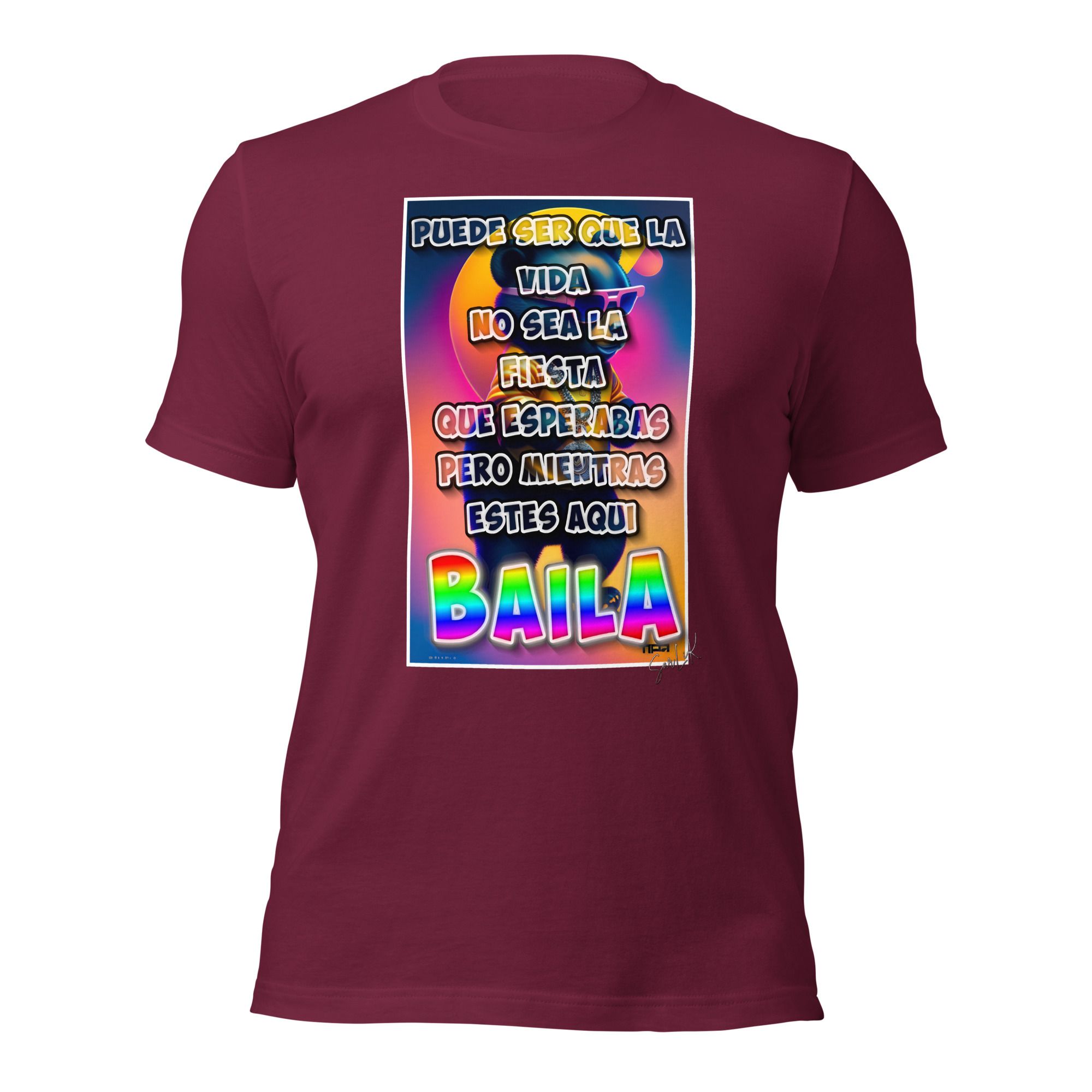 Camiseta unisex 100% algodón "Solo Baila" - Imagen 2