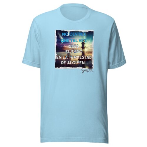 Camiseta unisex 100% algodón "Faro en la tempestad"