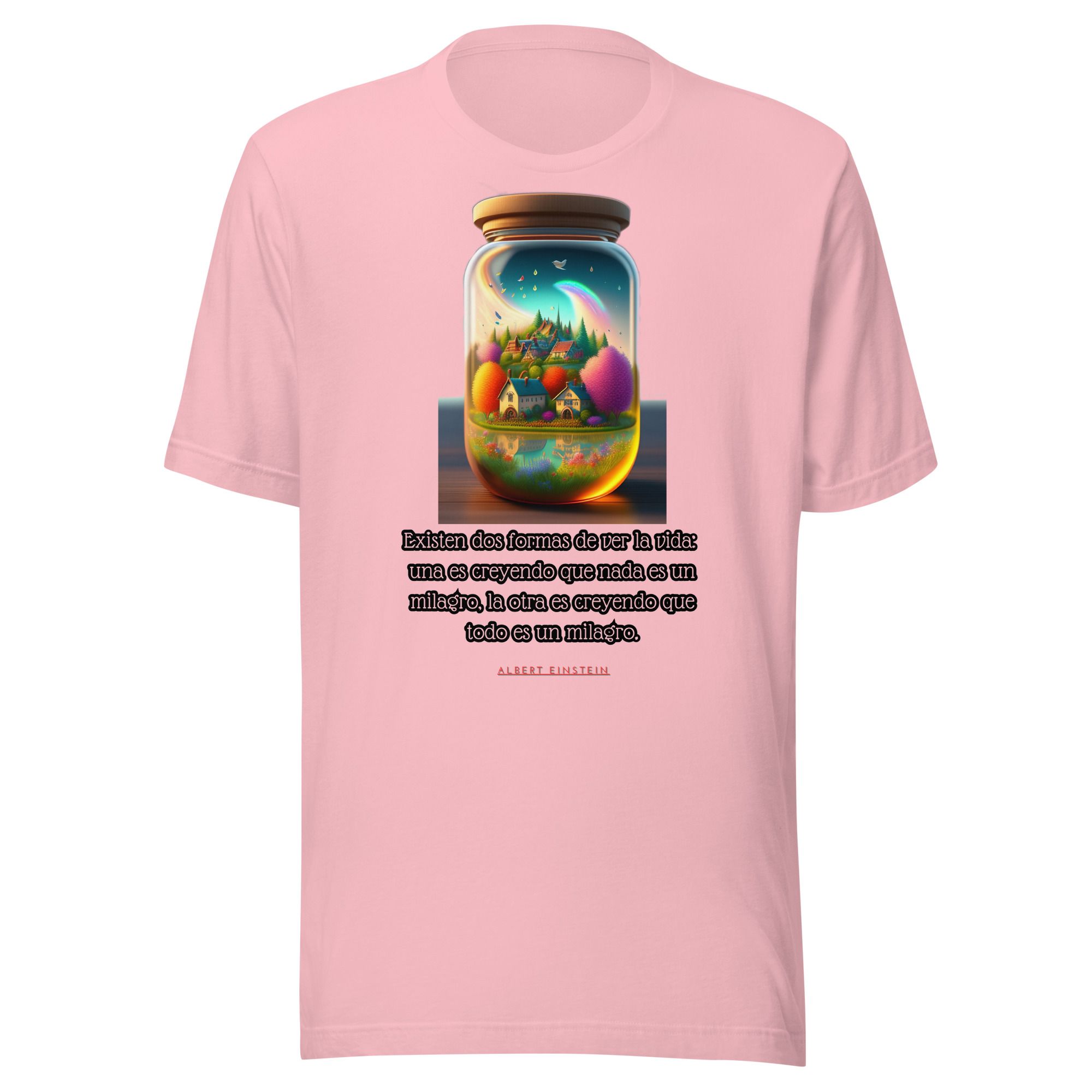 Camiseta unisex 100% algodón "Existen dos formas de ver la vida" - Imagen 15