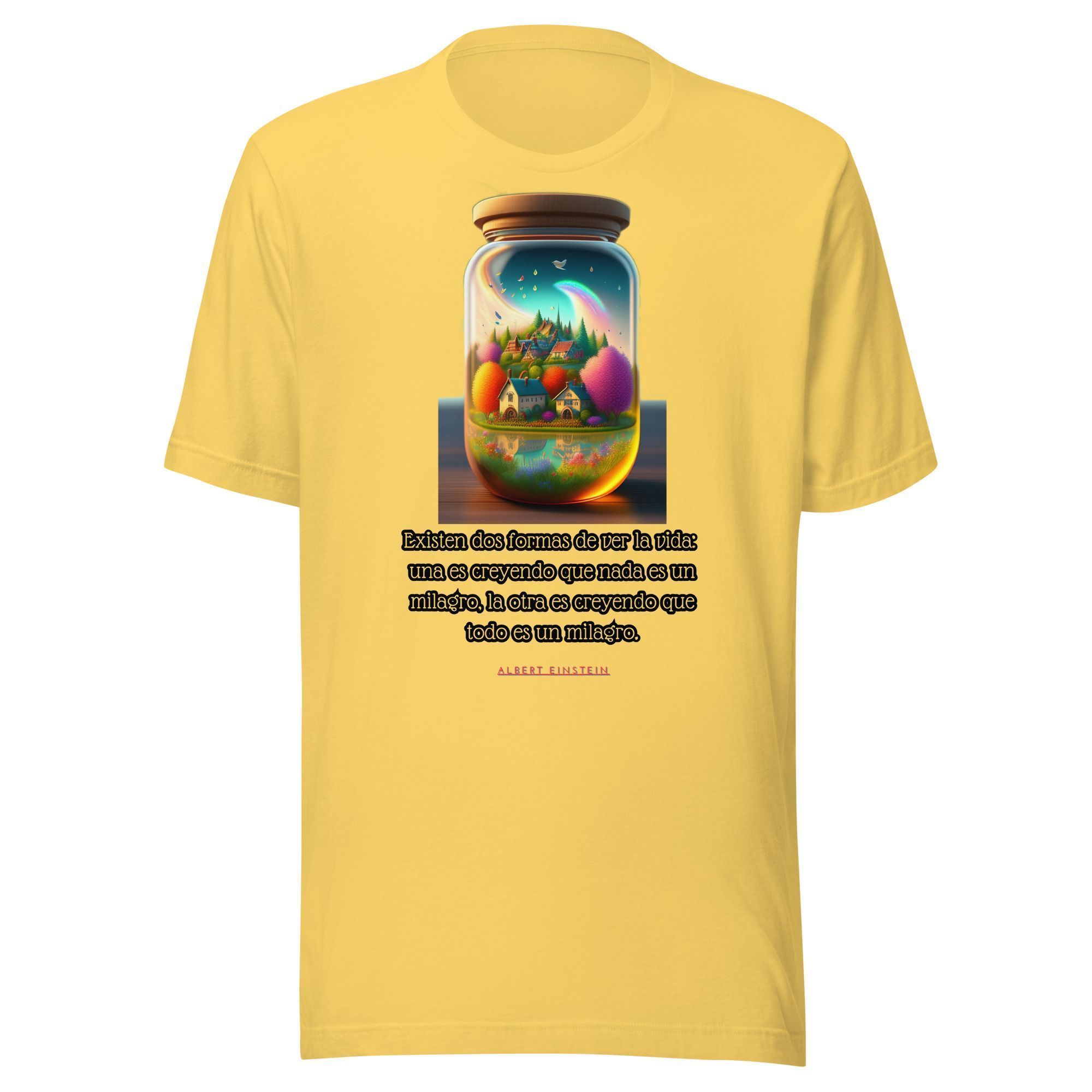 Camiseta unisex 100% algodón "Existen dos formas de ver la vida" - Imagen 16