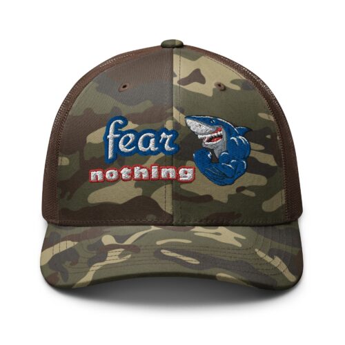 Gorra trucker camuflaje "Fear Nothing"