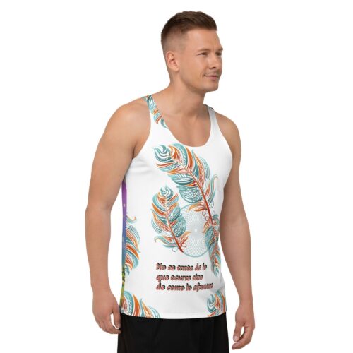 Camiseta de tirantes con atrapasueños y guerrero comanche