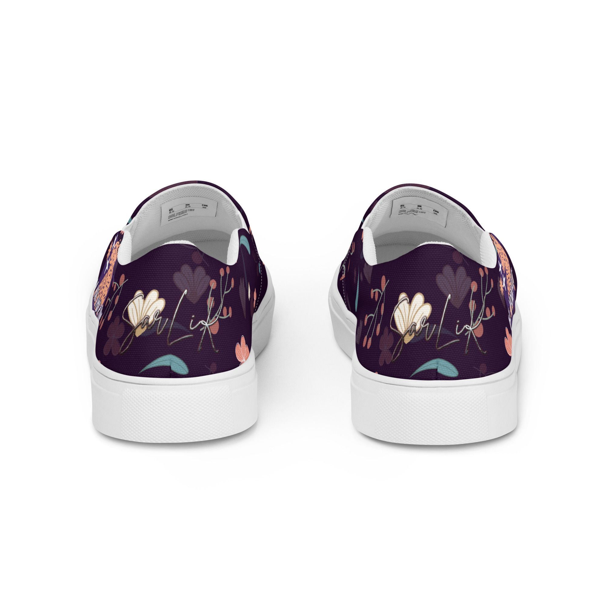 Zapatillas de lona sin cordones para mujer "You are amazing" - Imagen 4