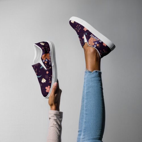 Zapatillas de lona sin cordones para mujer "You are amazing"