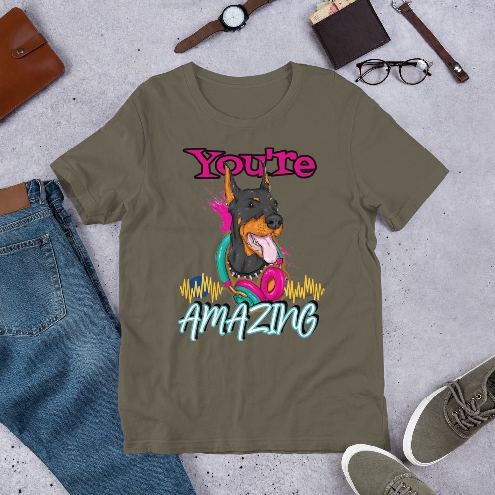 Camiseta unisex 100% algodón "You're amazing" - Imagen 9