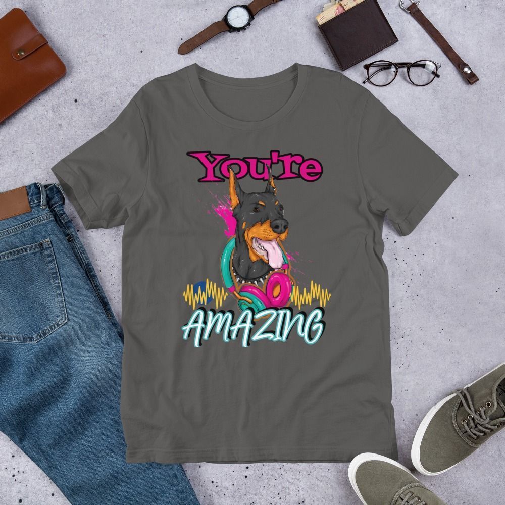 Camiseta unisex 100% algodón "You're amazing" - Imagen 8
