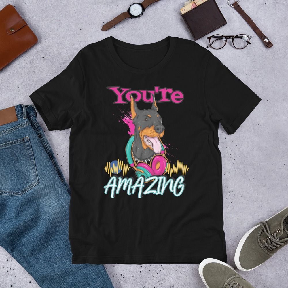 Camiseta unisex 100% algodón "You're amazing" - Imagen 3
