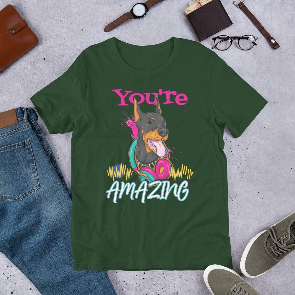 Camiseta unisex 100% algodón "You're amazing" - Imagen 6