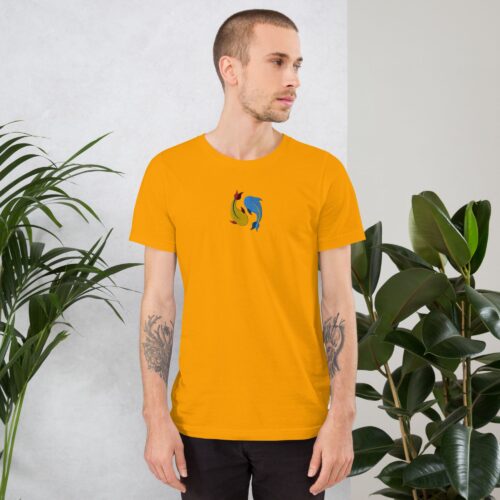 Camiseta unisex bordada "Ying yang" SarLiK