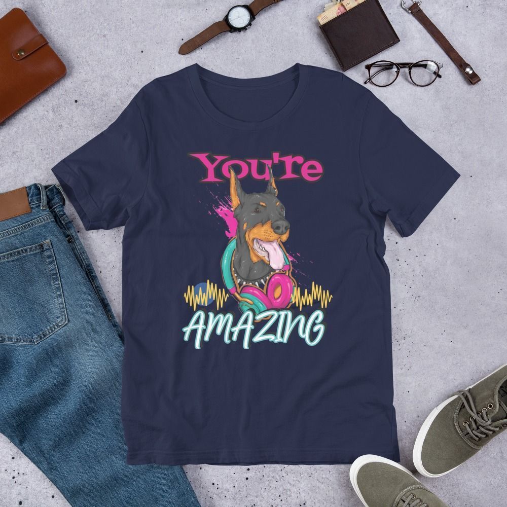 Camiseta unisex 100% algodón "You're amazing" - Imagen 4