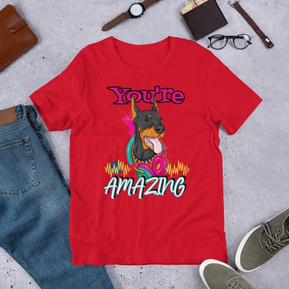 Camiseta unisex 100% algodón "You're amazing" - Imagen 5