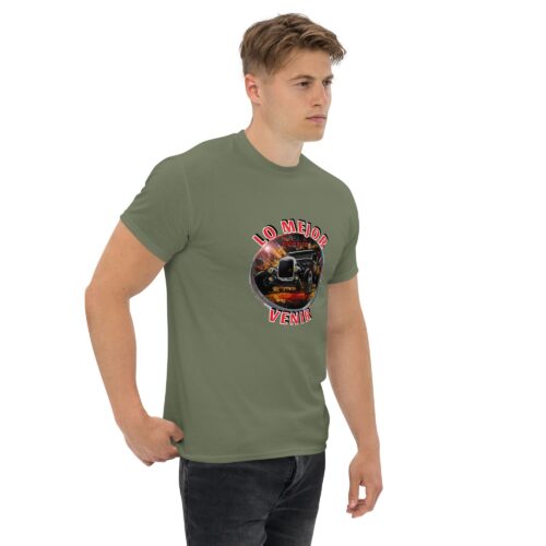 Camiseta hombre coche hot rod