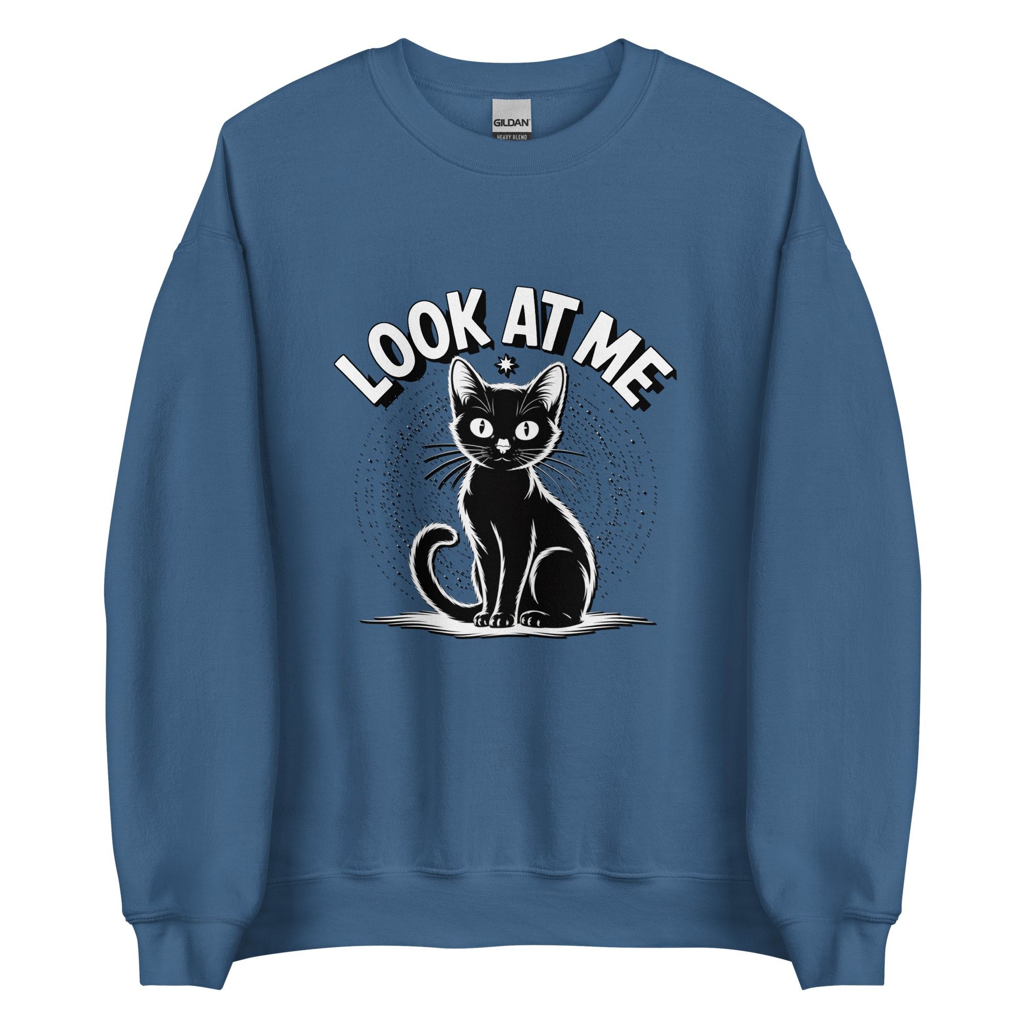 Sudadera Gato Negro Look at Me - Imagen 2