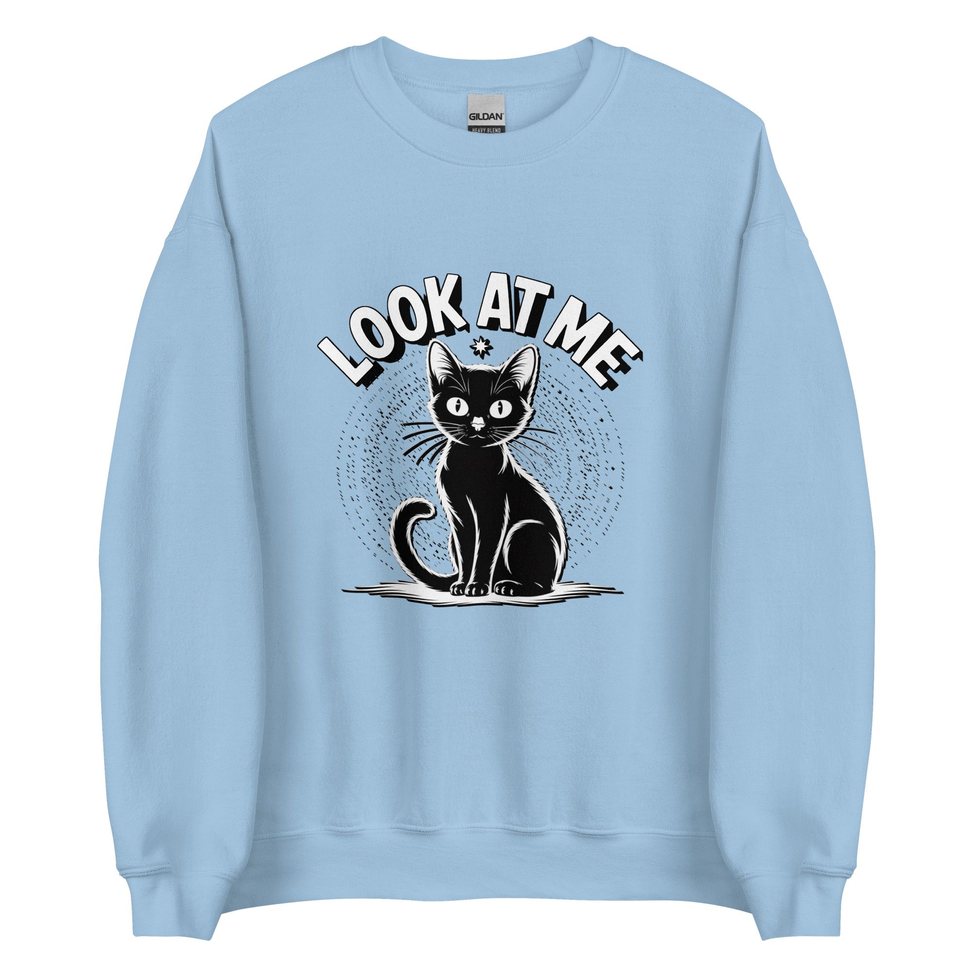 Sudadera Gato Negro Look at Me - Imagen 4