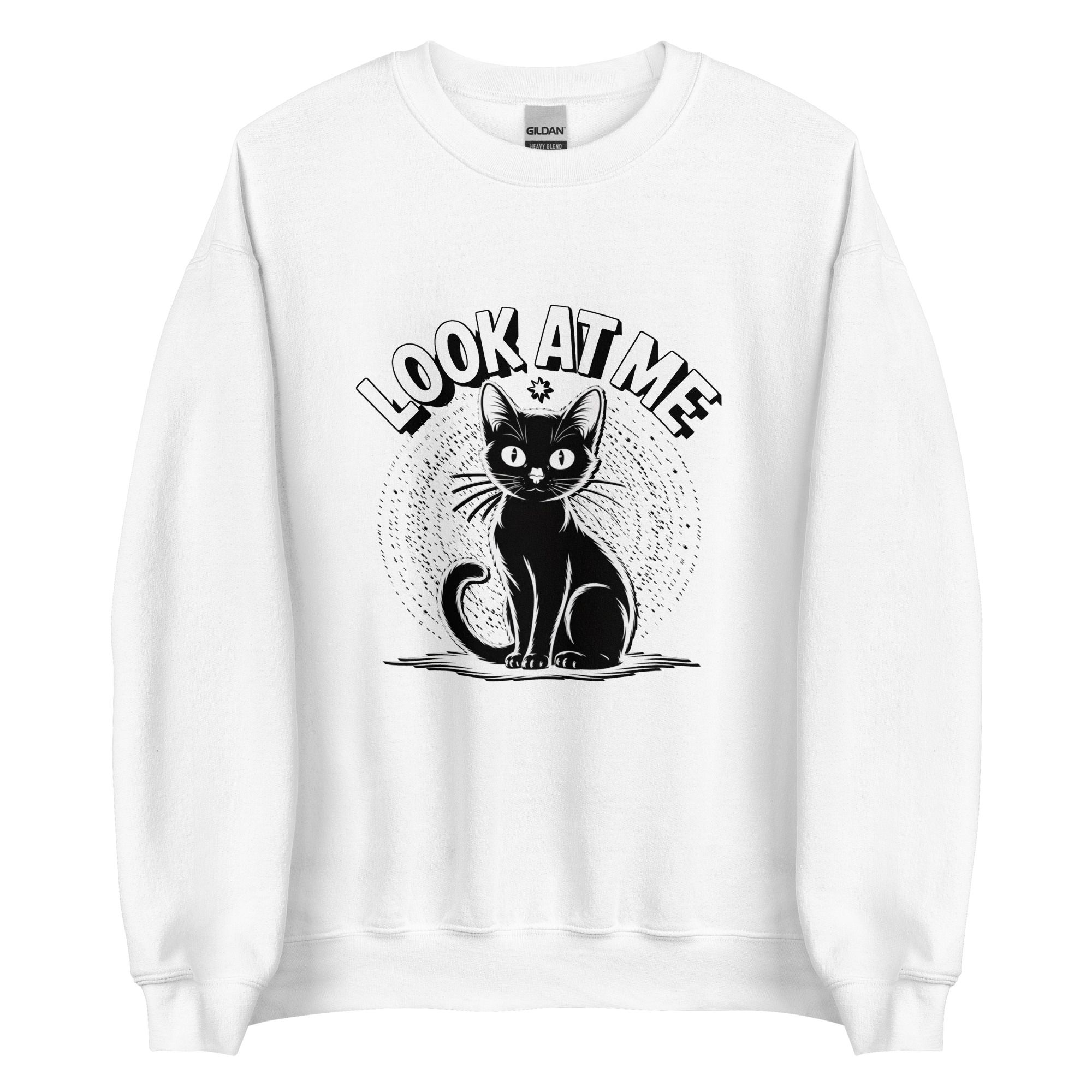 Sudadera Gato Negro Look at Me - Imagen 6